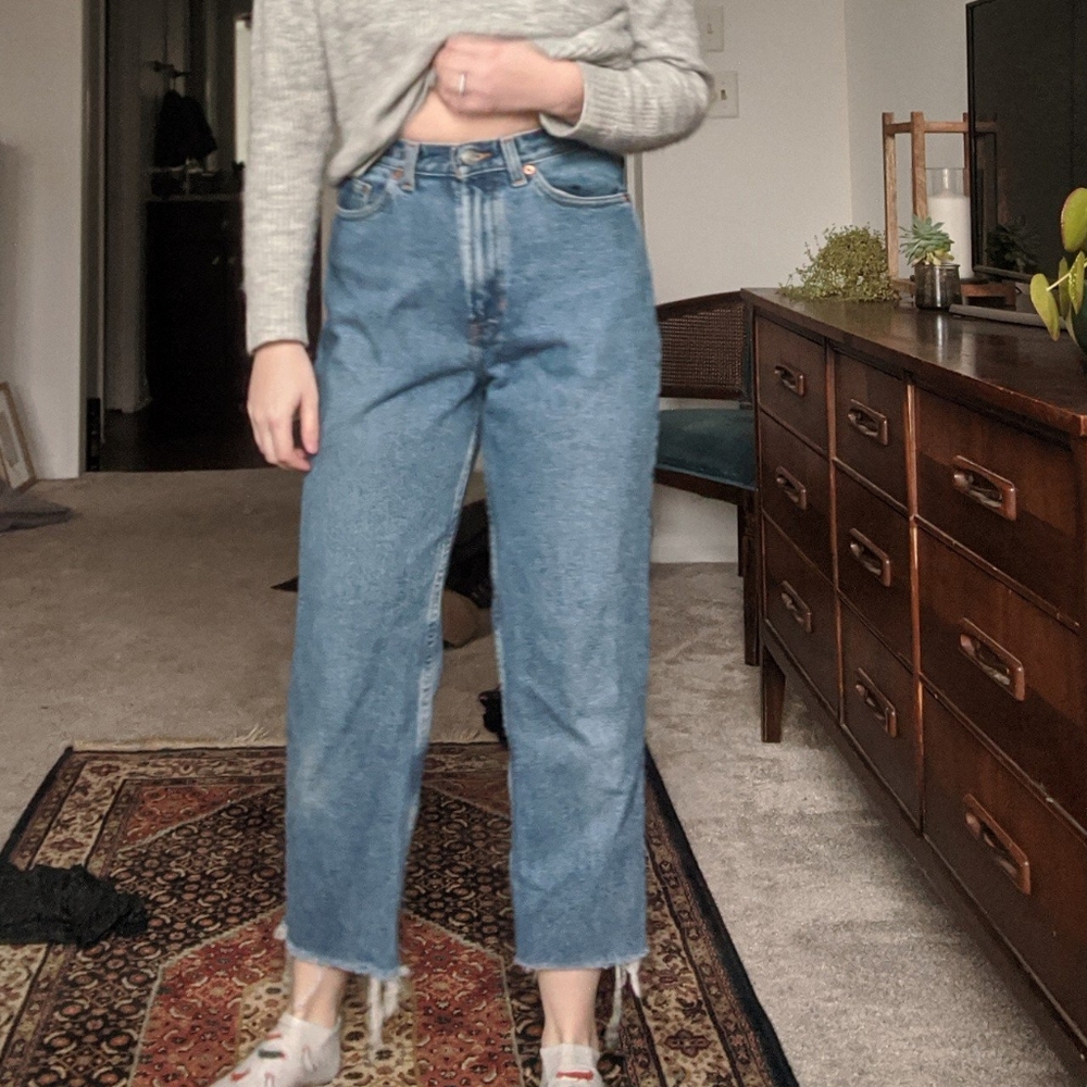 Vintage Gap Reverse Fit High Rise Crop Jean